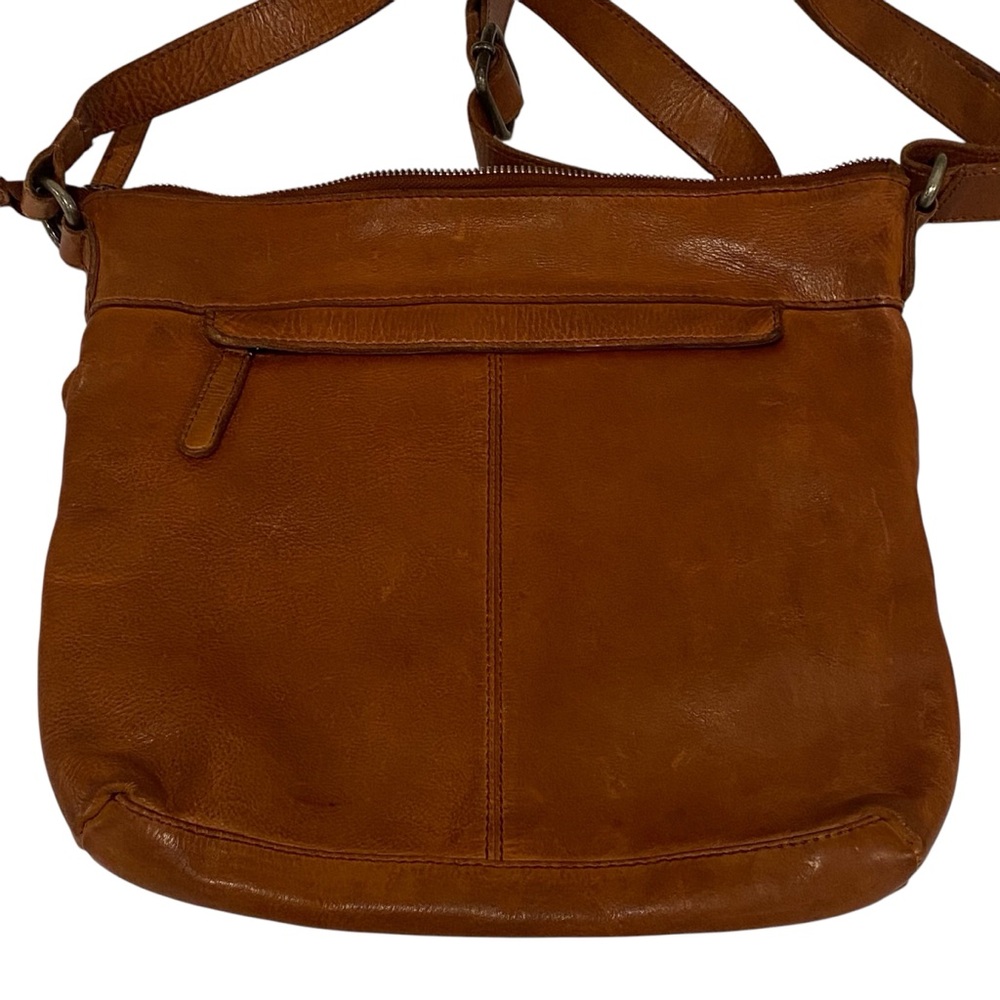 Vilenca Holland Brown Leather Braided Hobo Crossbody Bag - Excellent Condition - Picture 3 of 6